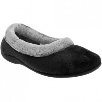 Sleepers Julia Memory Foam Slippers with Collar