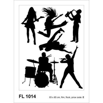 Décals de groupe Rock’n’Roll – 65 × 85 cm
