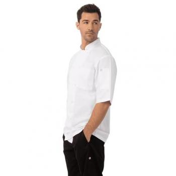 Unisex Montreal CoolFlow Culinary Jacket – White S