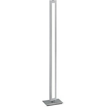 LED-Touch Dimmer Trio‑Leuchte Silas – 20 W – gebürstetes Aluminium & weißes Acryl