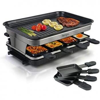 Raclette Grill mit Antihaftbeschichtung für 8 Personen