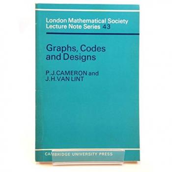 Graphs, Codes and Designs, London Mathematical Society Lecture Note Series