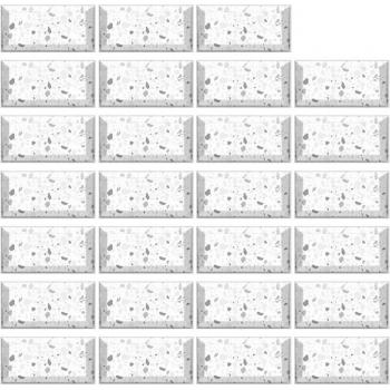 Marble Texture Sticker Pack – 27 Units, 20x10 cm, Wall & Floor DIY Décor