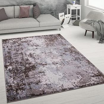Tapis de Salon Marron Effet Usé 80x300 cm