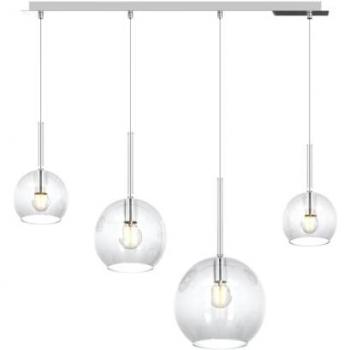 Lampada Sospesa Rettangolare 4 Luci E27