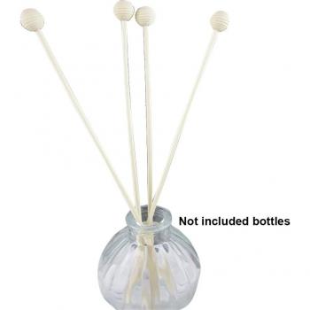 Eco-friendly Reed Diffuser Sticks with Wooden Beads, 10pcs