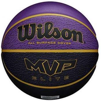Wilson MVP 295 Basketball – 7 Zoll – Gummistärke – Indoor/Outdoor – Violett-Black – Kennung WTB1461XB07