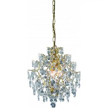 Luz Candelabro Rosendal Dorado 3 Bombillas