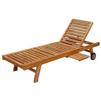 Lombok Bain de soleil pliant en teck Happy Garden