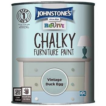 Chalk Paint for Furniture in Vintage Duck Egg by Johnstone's (386501, 750ml)