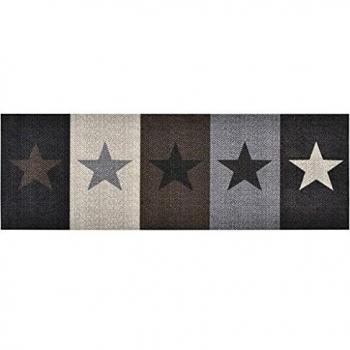 45x150 cm vidaXL Star Pattern Kitchen Carpet
