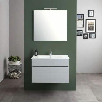 Silvia 80 cm Mueble Suspendido con Cajón Gris Lunar