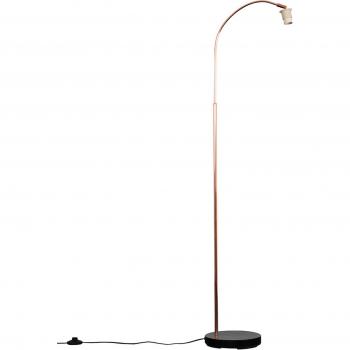 Contemporary Copper Curved Floor Lamp Base