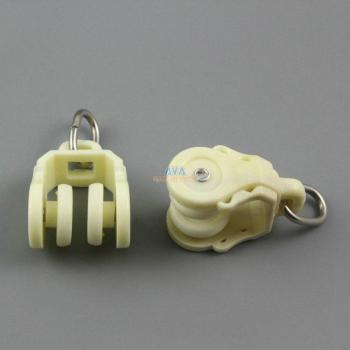 60 Piezas de Soportes Deslizantes para Cortinas 18x35mm