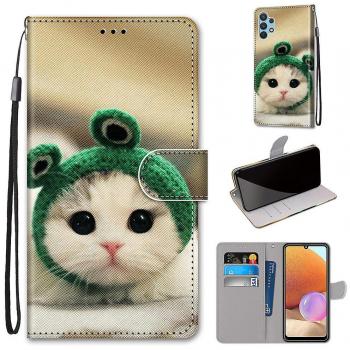 Cover Foxdock para Samsung A32 4G “Frog Kitten” – Protección Total