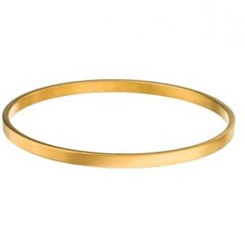 Gold‑Armreif Lightness S für Damen – matt gebürstet