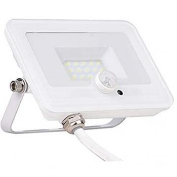 Projecteur Slim Pula 1000LM IP65 avec Détecteur de Mouvement Blanc
