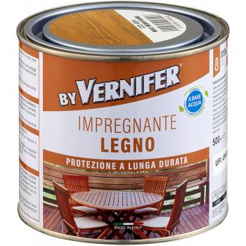 Impregnante Acqua VERNIFER Noce Medio 4804 (Barattolo)