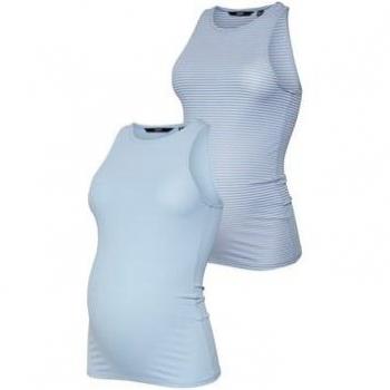 Top premaman 2-Pack VMMJILL in Blue Bell