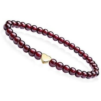 J.Endéar Bracciale Donna Rosso Pietra Granata