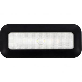Lámpara de mueble LED Mobina Push 15, recargable, color negro, 4000 K