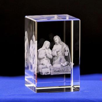 Crystal Engraved Jesus Statue