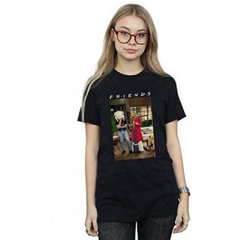 Women’s Joey Turkey Boyfriend T-Shirt in Black – Size S