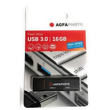 Chiavetta USB 3.0 16 GB Agfa Nero