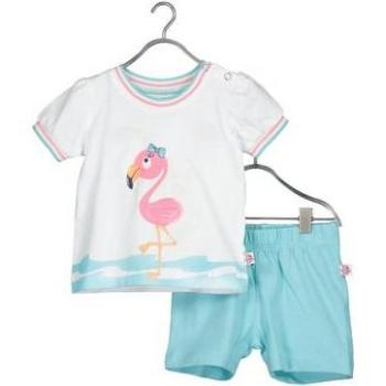 Set di 2 T-shirt + pantaloni corti bianchi BLUE SEVEN