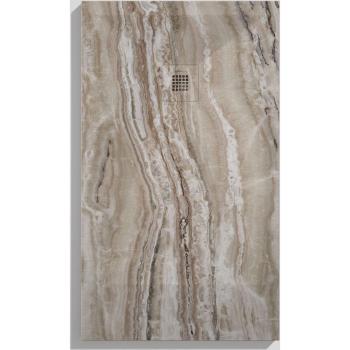 Receveur de douche Kroos finition Lisse Stone 3D 180x90 cm