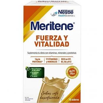 Meritene Decaffeinated Coffee Flavored Drink Powder Mix 15x30 gr