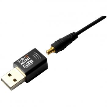 DVB‑T Stick Technaxx S6 Mini, Antenne & Remote, Farbe: Schwarz