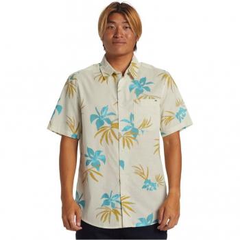Quiksilver Apero Classic Hemd Beige Regular Fit