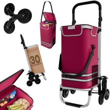24MOVE® ALEGRE Handwagen mit Kühlfach und Sternrad