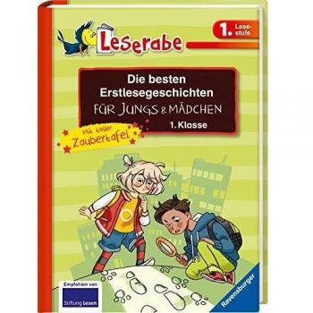 Die besten Erstlesegeschichten für Jungs und Mädchen 1. Klasse mit toller Zaubertafel (Leserabe