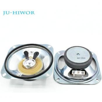 2pcs 8 Ohm 10W Square Speaker 102MM with Clear Cone