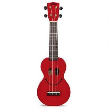 Mahalo Smiley Ukulele Red Rot