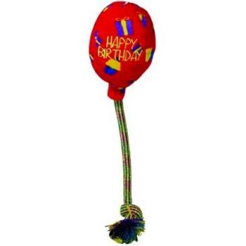 KONG Birthday Balloon Festive Fetch Toy for Medium Dogs