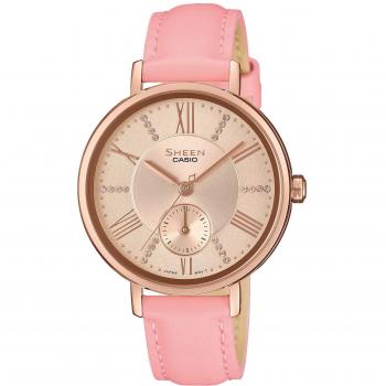 Reloj de acero inoxidable Casio Sheen SHE-3066PGL-4AUEF