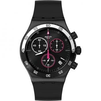 Middernachtige Magenta Chronograaf