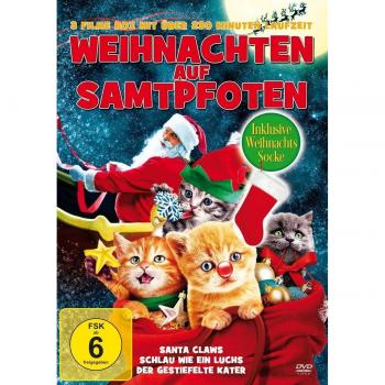 Weihnachten auf Samtpfoten DVD + Weihnachtssocke