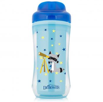 Vaso Térmico Azul Dr. Brown TC01012, Ideal para Niños