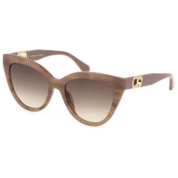 Twinset Occhiali da Sole STW001 Marbled Pink Brown Gradient