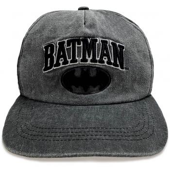Batman Collegiate Cap – Gorro gris para todos los tamaños