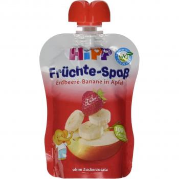 Hipp Bio Frucht‑Bündel: Erdbeer‑Banane‑Apfel – 90 g