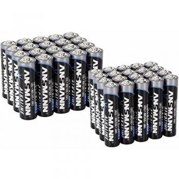 Ansmann Alkaline Batterie Vorratspack, 20x Mignon AA, 20x Micro AAA