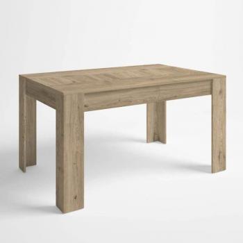 Mesa Bass Naturale Extensible 140×90 cm, 76 cm alto