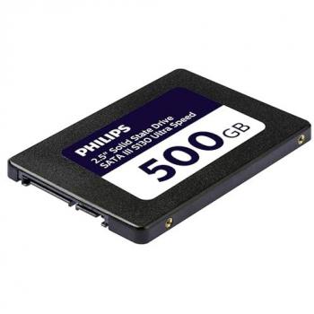 SSD 2.5 Philips S130 500 Go Vitesse de Lecture 550 MB/s