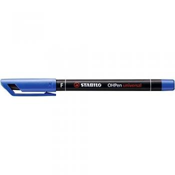 STABILO OHP Pen F 842/41, permanent, blau