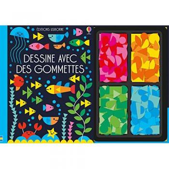 Dessine avec des gommettes